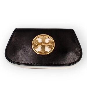 Tory Burch Women’s Reva Clutch Leather Handbag